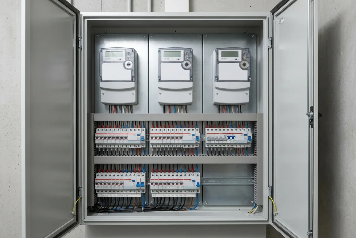 Zählerschrank mit Anbindung für Photovoltaik